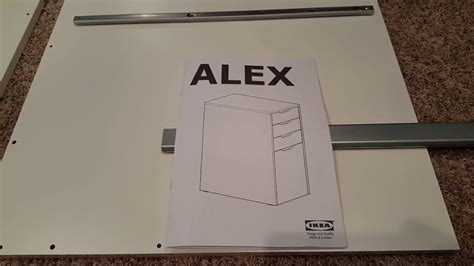 Ikea Alex 4 Drawer Assembly Youtube