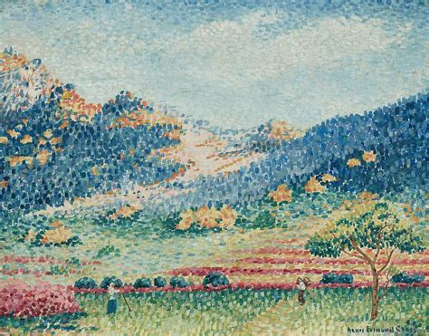 Paysage Avec Les Petites Montagnes Mauresques By Henri Edmond Cross