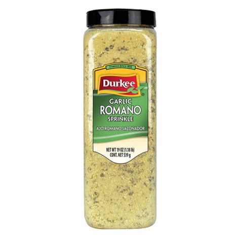 Garlic Romano Sprinkle Durkee® Food Away From Home