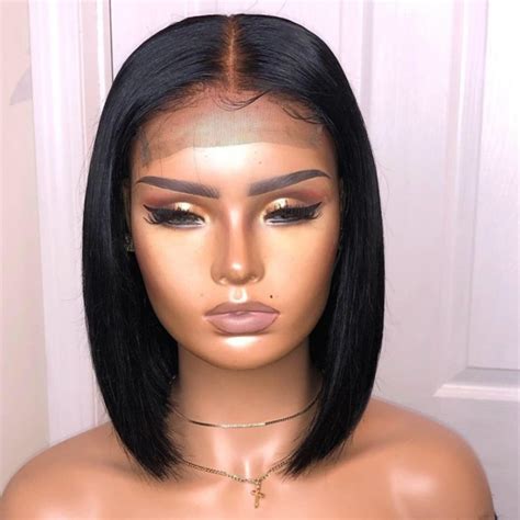 Lala Lace Closure Wig Bob Closure Wig Brazilian Virgin Human Hair With