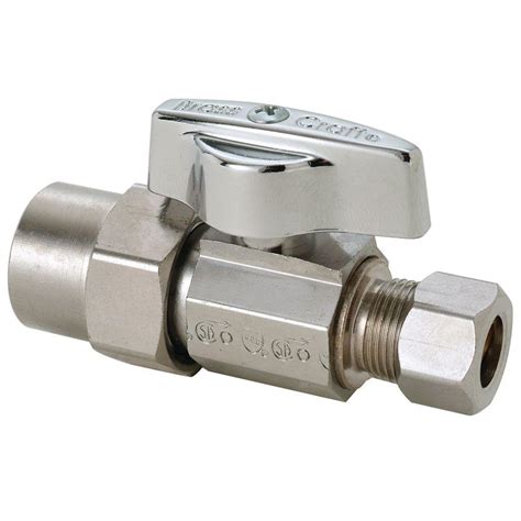 Watts 1 2 In Brass Fip X Fip Full Port Threaded Ball Valve 1 2 Lffbv 3c The Home Depot