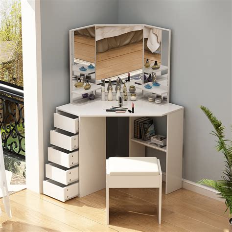 Corner Makeup Vanity