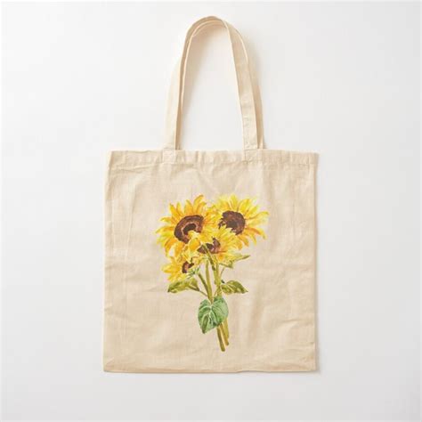 Hand Painted Yellow Sunflower Bouquet Flowers Bouquet Watercolor