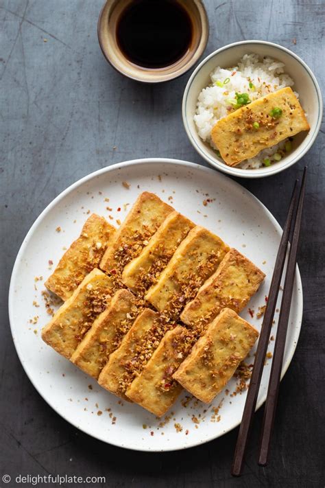 Vietnamese Lemongrass Chili Tofu Dau Hu Chien Sa Ot Delightful Plate