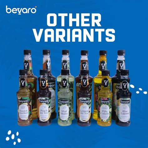 Bevaro Blue Lagoon Syrup Refreshing Gourmet Syrup For Mocktails