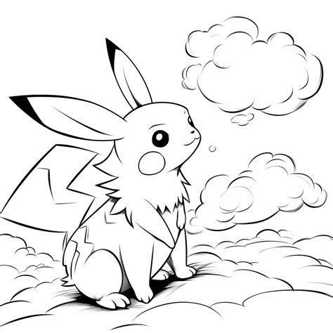 +30 Pikachu Coloring Pages for Free (Printable)