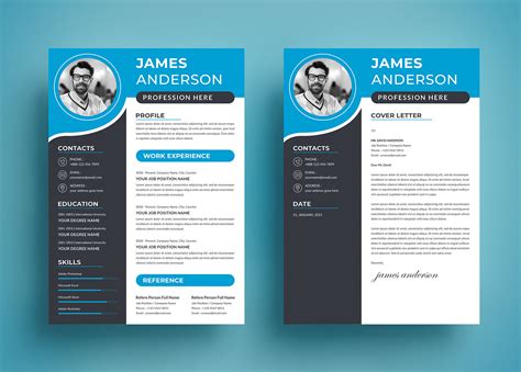 Free Cv Resume And Cover Letter On Behance