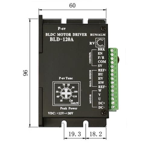 Bldc Borstelloze Dc Motor Driver BLD 120a Hall Ind Grandado