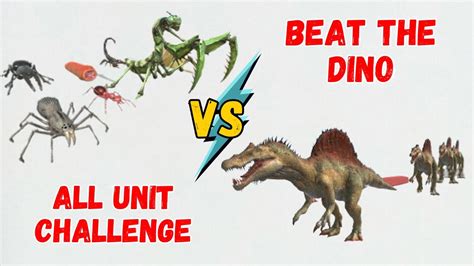 Dinosaurs Vs All Units Can They Defeat All The Dinosaurs Arbs New