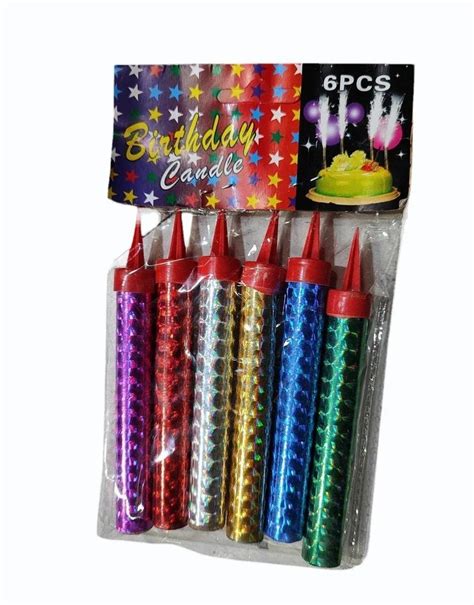 Multicolor Firework Birthday Cake Sparklers Candle 4inch L At Rs 42