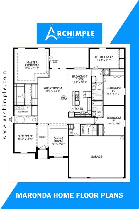 Maronda Home Floor Plans House Floor Plans Floor Plans How To Plan