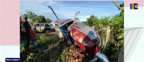 Una avioneta cayó con droga Red Bolivisión