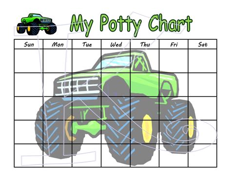 Nakita Grinie Printable Girl Potty Training Charts