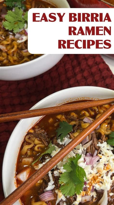 Birria Ramen With Beef Pressure Cooker Method Razzle Dazzle Life Ramen Recipes Easy