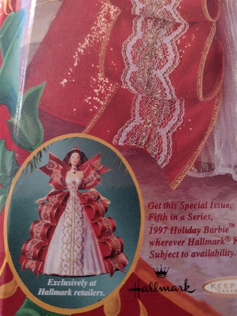 Vintage Happy Holiday Brunette Barbie Special Edition 1997 Exclusive 10TH ANNIVERSARY EDITION