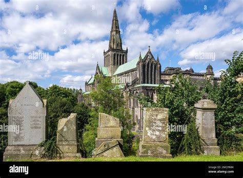 The Historic 13th Century Glasgow Cathedral As Seen From Glasgow