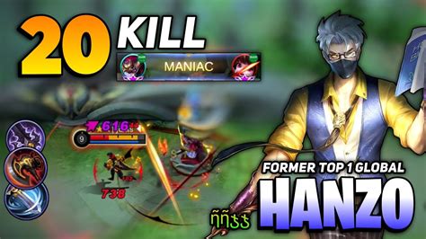 Maniac Kill Hanzo Best Build Gameplay Former Top Global