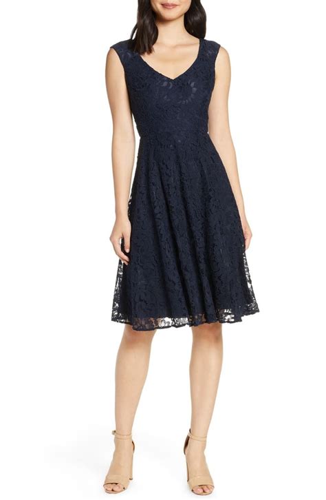 Free Shipping And Returns On Eliza J Lace Fit And Flare Dress At