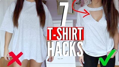 7 T Shirt Hacks Every Girl Should Know How To Transform Your Old T