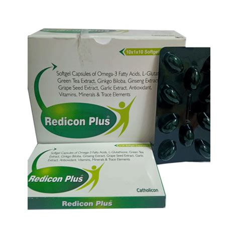 Redicon Plus Softgel Capsules Catholicon Pharmaceutical Pvt Ltd