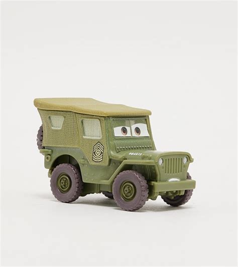 Buy Disney Pixar Cars Sarge Willys Jeep Toy In Green 6thstreet Saudi