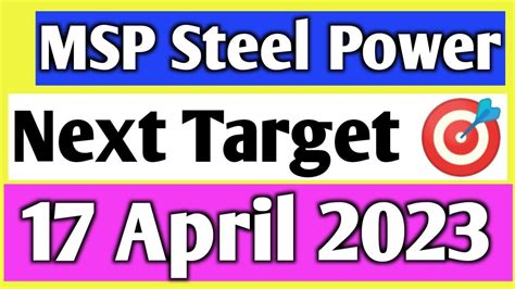 Msp Steel Share Msp Steel Share Latest News Msp Steel Power Ltd