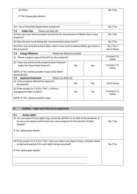 Real Estate Seller Questionnaire Form In Pdf Format Etsy