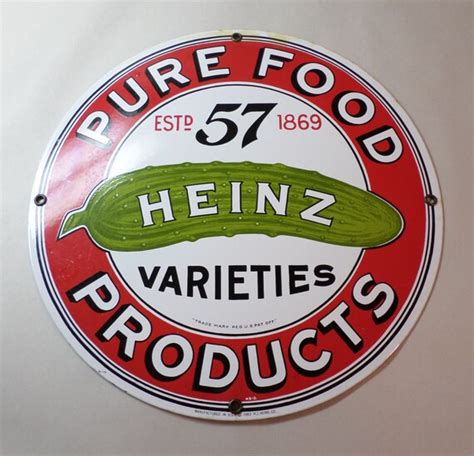 Heinz Pickle Metal Sign 11 Inch By Womeninworkboots On Etsy