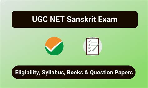 UGC NET Sanskrit 2023 Syllabus Books Question Papers