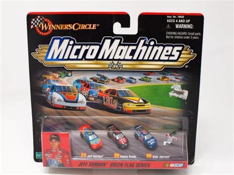 Micro Machines Winner S Circle NASCAR Jeff Gordon Green Flag Series