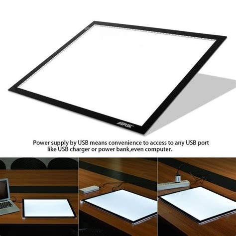 Legere Tablette Lumineuse A Led Pad Pour Dessiner Plaque Avec