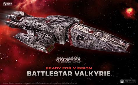 Eaglemoss Battlestar Galactica Battlestar Valkyrie Ship Replica NEW IN ...