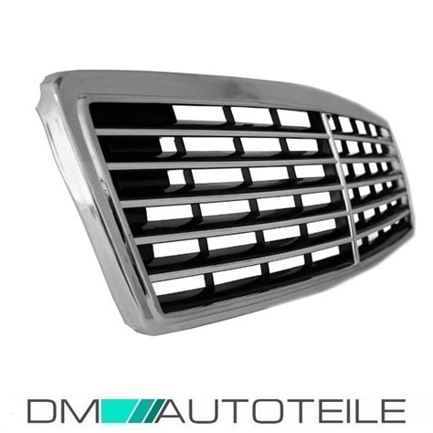 Mercedes C Klasse W202 Kühlergrill Grill Chrom Schwarz 93 00 Avantgarde