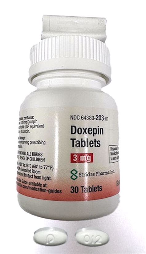 Doxepin Hydrochloride Tablets Strides Pharma Inc