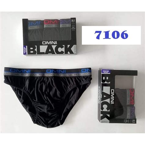 Omni Brief 3in1 Bikini Black By Soen Shopee Philippines