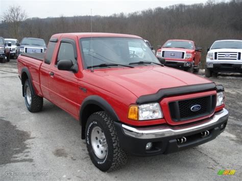 Bright Red Ford Ranger Fx Level Ii Supercab X Photo