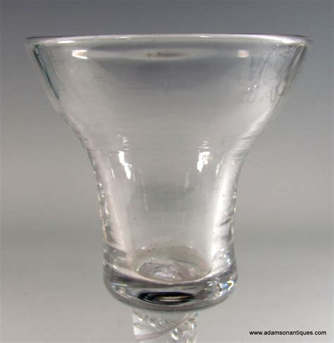 Adamson Antiques Rare Mixed Twist Cordialwine Glass