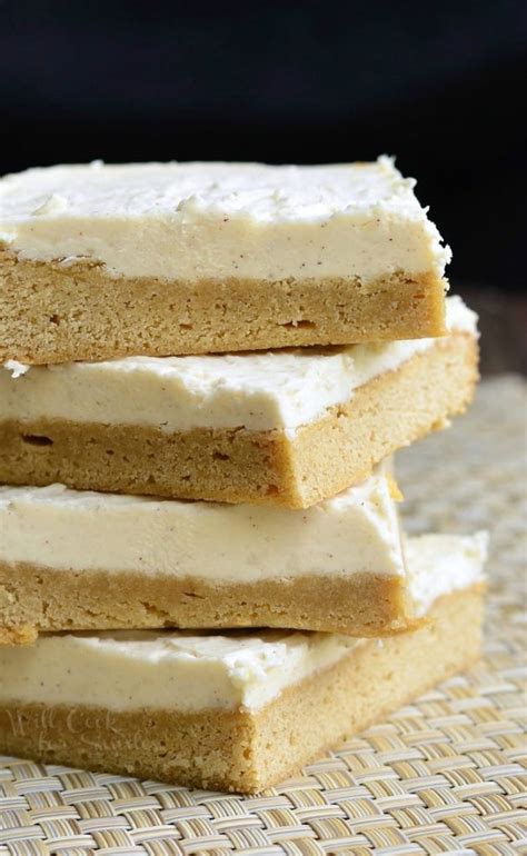 Frosted Maple Cookie Bars Will Cook For Smiles