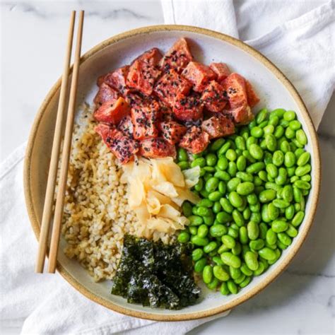 Vegan Poke Bowl Tuna Made From Watermelon The Plant Collective