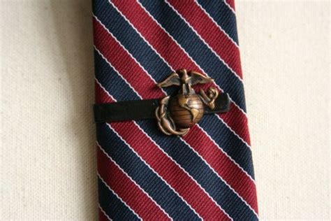 Usmc Tie Clip Marine Corps Tie Clip Made From A Usmc Alpha Uniform