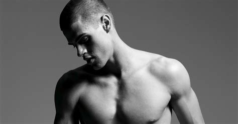 CHAD WHITE BLACK AND WHITE NUDE SHOOT BY ARNALDO ANAYA LUCA FOR ARENA MAG UNCENSORED MALE MODELS