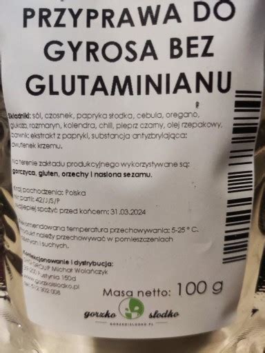 Przyprawa Do Gyrosa Aromatyczna G Allegro Pl