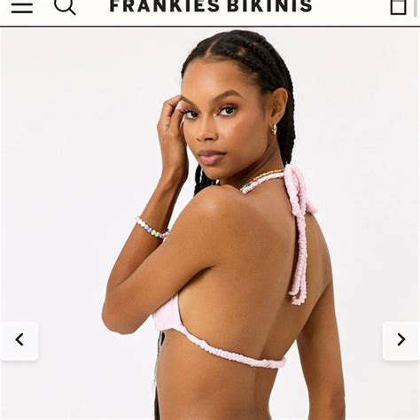 Frankie S Bikinis Swim Frankies Pink Satin Bikini Set Poshmark