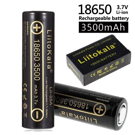 NEW Original LiitoKala 30A Lii 35A 18650 Li Ion Battery 3 7 MAh 3500 V