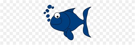 Blue Fish Clip Art - Free Fish Clipart - FlyClipart