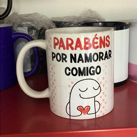 Caneca Xícara Personalizada Divertida Casal Flork Presente Namorado ou