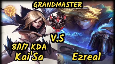 RED Sacy KAI SA Vs EZREAL 8 1 7 KDA BOTTOM ADC GAMEPLAY BR Ranked