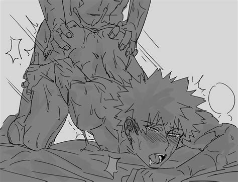 Rule 34 10s 2boys Abs Anal From Behind Katsuki Bakugou Male Male Focus Monochrome Multiple