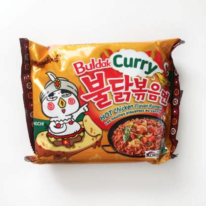 Лапша Buldak Curry Hot Chicken flavor острая с карри соусом гр Панда Продукты из Китая и Азии