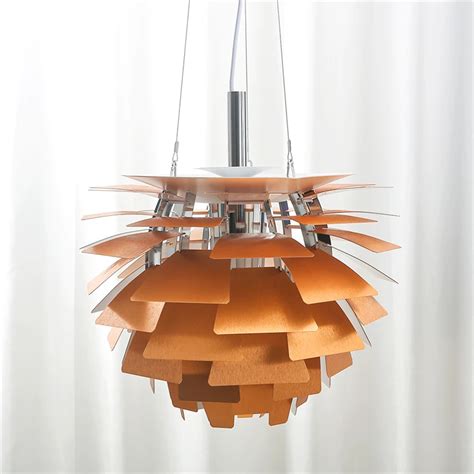 Nowoczesna aluminiowa lampa wisząca Pinecone Hanglamp dania lampa